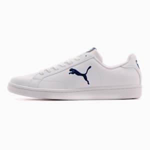 ユニセックス プーマ スマッシュ キャット L スニーカー, Puma White-Blue Depths, extralarge-JPN