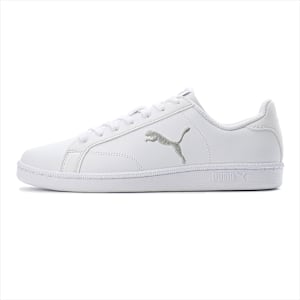 ユニセックス プーマ スマッシュ キャット L スニーカー, Puma White-Puma Silver, extralarge-JPN