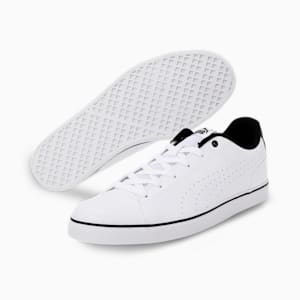 Court Point Vulc Perf V2 Sneakers, Puma White-Puma Black, extralarge-IND