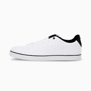 Court Point Vulc Perf V2 Unisex Sneakers, Puma White-Puma Black, extralarge-IND