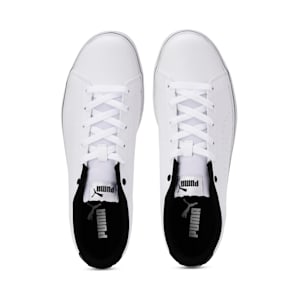 Court Point Vulc Perf V2 Unisex Sneakers, Puma White-Puma Black