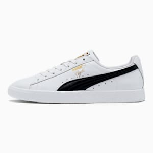 Clyde Core Foil Men's Sneakers, zapatillas Puma White-Puma Black-Puma Team Gold, extralarge