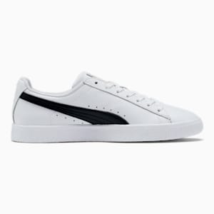 Tenis para hombre Clyde Core Foil, Puma White-Puma Black-Puma Team Gold, extralarge