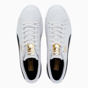 Tenis para hombre Clyde Core Foil, Puma White-Puma Black-Puma Team Gold, extralarge