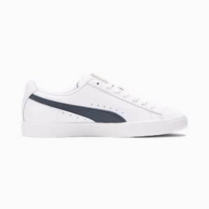 Tenis para hombre Clyde Core Foil, Puma White-Puma New Navy-Puma Team Gold, extralarge