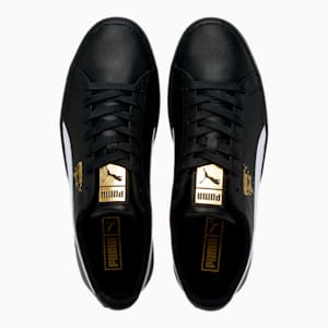 Zapatos deportivos Clyde Core con metalizado para hombre, Puma Black-Puma White-Puma Team Gold