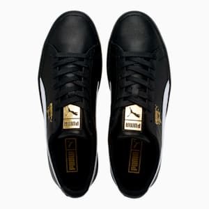 Tenis para hombre Clyde Core Foil, Puma Black-Puma White-Puma Team Gold, extralarge