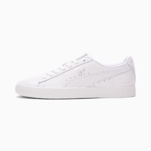 Tenis para hombre Clyde Core Foil, Puma White-Puma Silver, extralarge