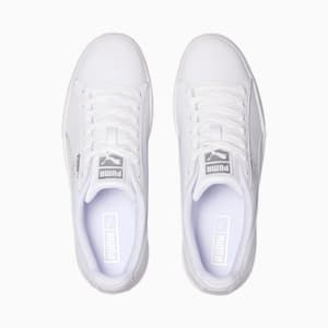 Tenis para hombre Clyde Core Foil, Puma White-Puma Silver, extralarge