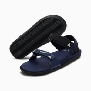 Pebble Unisex Sandals, Peacoat-Puma Black-Quarry, extralarge-IND