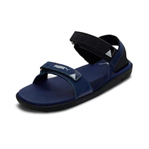 Pebble Unisex Sandals, Peacoat-Puma Black-Quarry, extralarge-IND