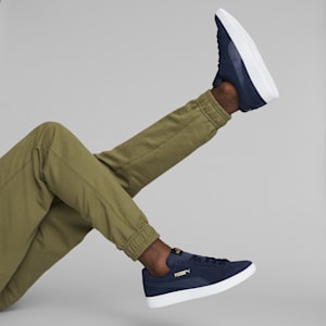 PUMA Smash v2 Sneakers, Peacoat-Puma Team Gold-Whisper White