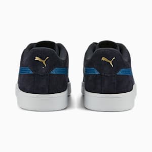 Smash v2 Trainers, Parisian Night-Lake Blue-Puma Team Gold