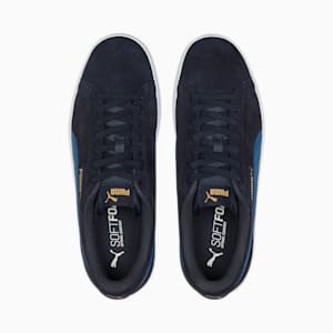 Smash v2 Trainers, Parisian Night-Lake Blue-Puma Team Gold