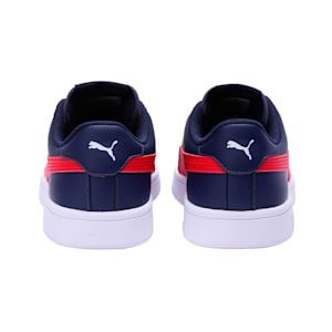 Puma Smash v2 Youth Trainers, Puma Black-Puma White