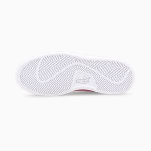 Puma Smash v2 Youth Trainers, Puma White-PRISM PINK
