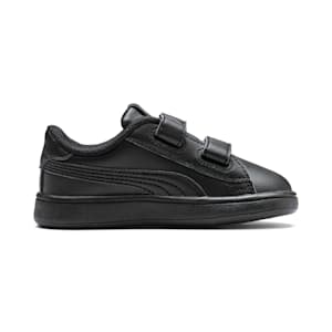 Smash v2 Kids' Trainers, Puma Black-Puma Black, extralarge-GBR