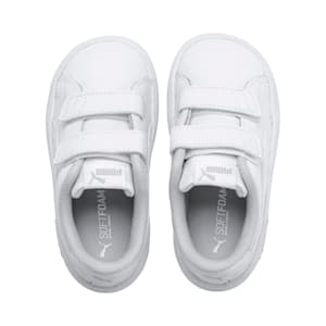 Smash v2 Kids' Trainers, Puma White-Puma White