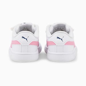 PUMA Smash v2 Toddler Shoes, Puma White-PRISM PINK