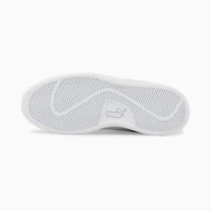 Smash v2 Suede Jr Trainers, Puma Black-Puma White