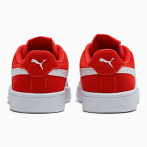 Smash v2 Suede Sneakers Big Kids, High Risk Red-Puma White