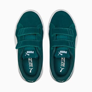 Smash v2 Suede Little Kids' Shoes, Varsity Green-Puma White