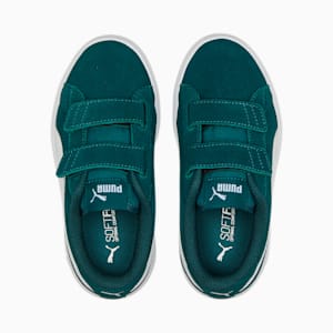 Smash v2 Suede Little Kids' Shoes, Varsity Green-Puma White, extralarge