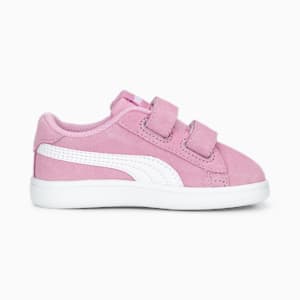Zapatos PUMA Smash v2 Suede para bebés, Lilac Chiffon-PUMA White