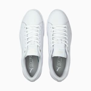 Smash v2 Leather Women's Trainers, Puma White-Puma White