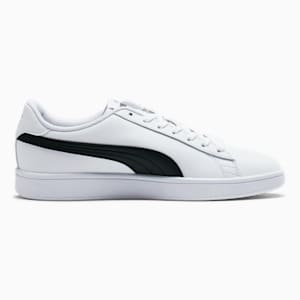 Tenis Smash v2 Leather, Puma White-Puma Black