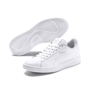 PUMA Smash v2 Little Kids' Shoes, Puma White-Puma White