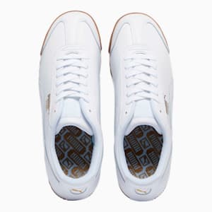 Roma Classic Gum Sneakers, Puma White-Puma Team Gold, extralarge