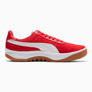 California Casual Men's Sneakers, Ribbon Red-Puma White-Puma Team Gold, extralarge