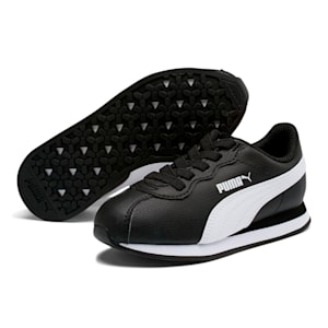 Turin II AC Kids' Shoes, Puma Black-Puma White