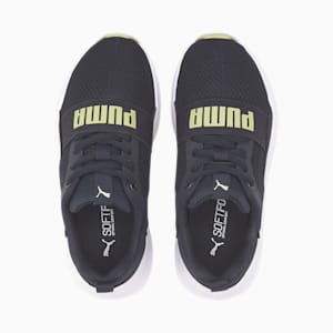 PUMA Wired SoftFoam+ Kids' Shoes, Peacoat-Sharp Green