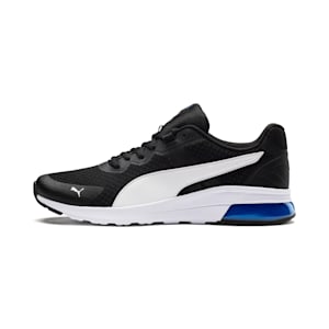 Electron Unisex Sneakers, P.Black-P. White-Strong Blue