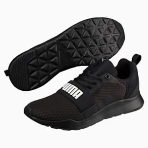 PUMA Wired IMEVA Unisex Shoes, Puma Black-Puma Black-Puma Black