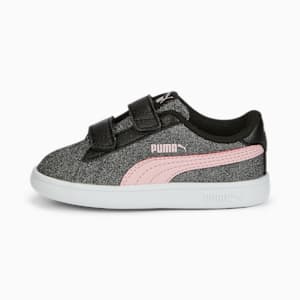 PUMA Smash v2 Glitz Glam Sneakers Babies, Puma Black-Almond Blossom