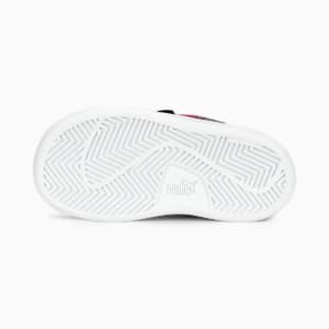 ベビー ガールズ プーマ スマッシュ V2 グリッツグラム V スニーカー 12-16cm, PUMA Black-Glowing Pink-PUMA White