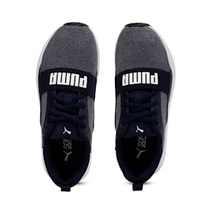 Wired Knit Kids' Sneakers, Peacoat-Puma White