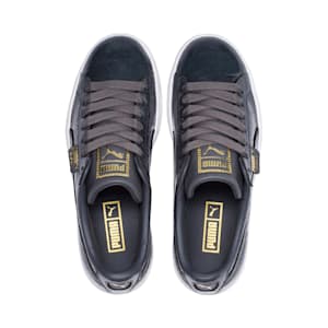 Basket Exotic Lux Women's Sneakers, Iron Gate-Puma White