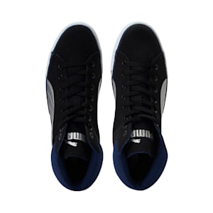 Delta Mid NU Men's Sneakers, Puma Black-Blue Depths-Puma Silver
