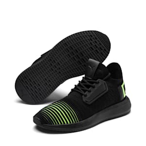 Uprise Color Shift Jr Sneakers, Puma Black-Limepunch