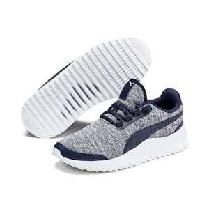 Pacer Next FS Knit Kids' Shoes, Peacoat-Puma White