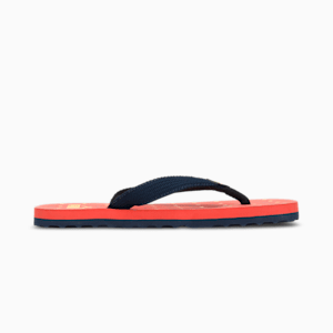 Tiara JR IDP Flip Flops, Hot Coral-Dark Denim