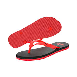 Odius v2 Iron Gate Filp Flops, Puma Black-High Risk Red