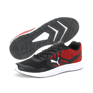 Gamble Men’s Sneakers, Puma Black-Ribbon Red, extralarge-IND