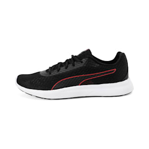 Propel EL Men's Sportstyle Sneakers, Puma Black-High Risk Red, extralarge-IND