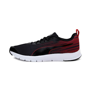 Brisk FR Men's Sneakers, Puma Black-Ribbon Red, extralarge-IND