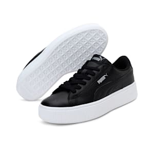 Vikky Stacked Women's Sneakers, Puma Black-Puma Black